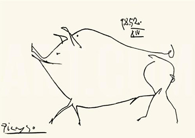 40+ Best Collections Picasso Animal Line Drawings | The Teddy Theory